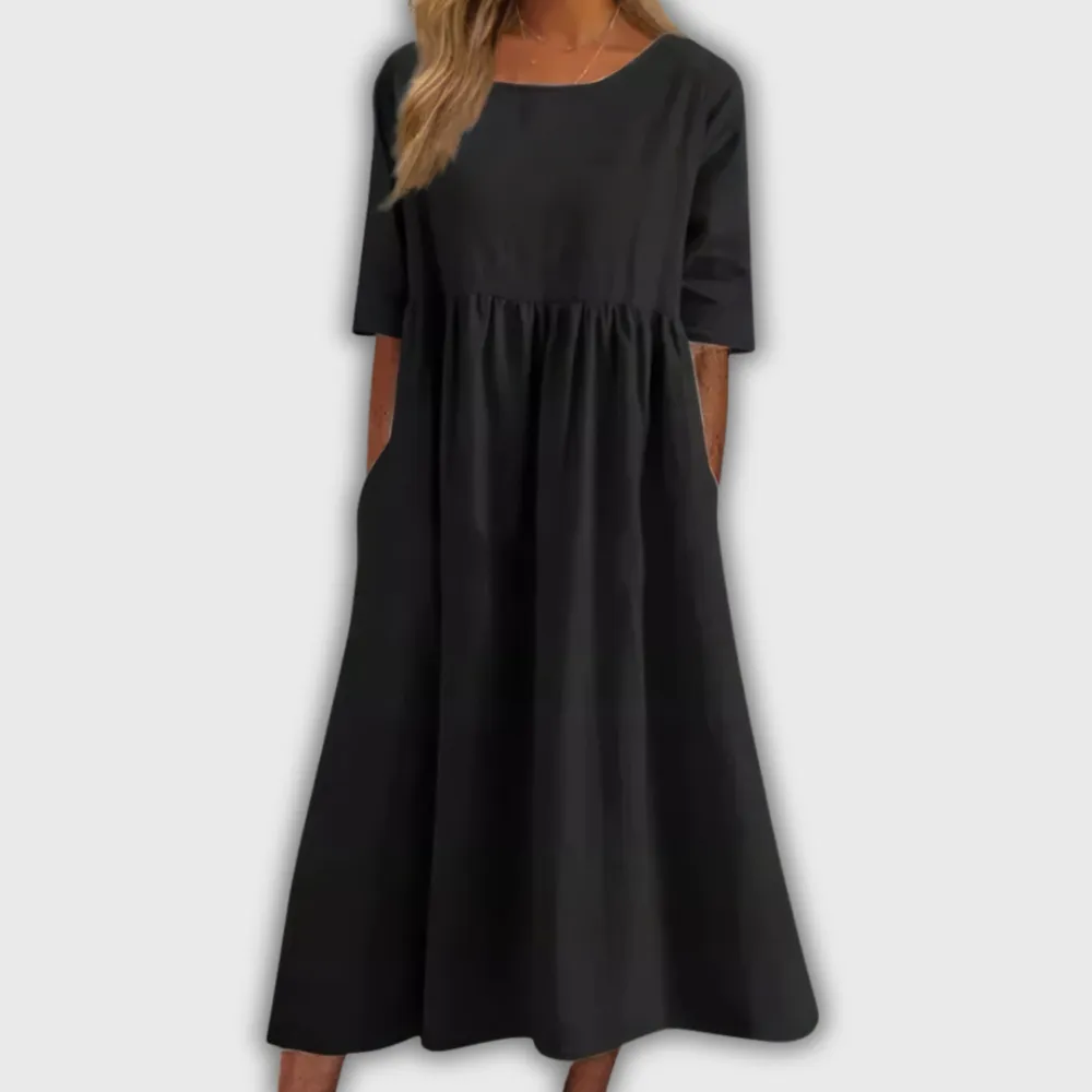 Refined Relaxed Everyday Casual Dress