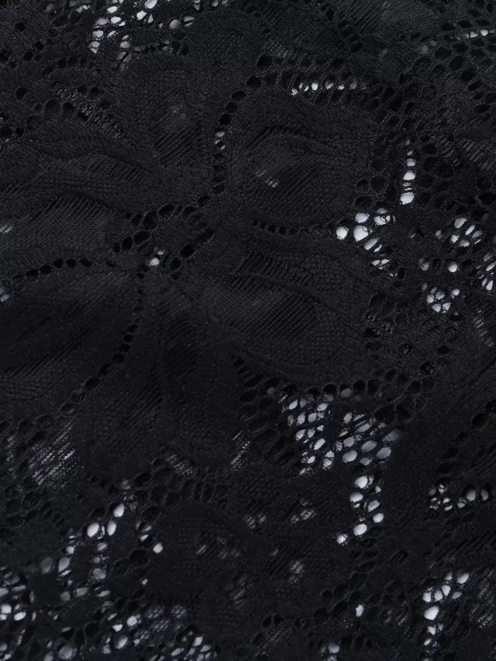 Smooth Finish Lace Long Sleeve Mini Dress