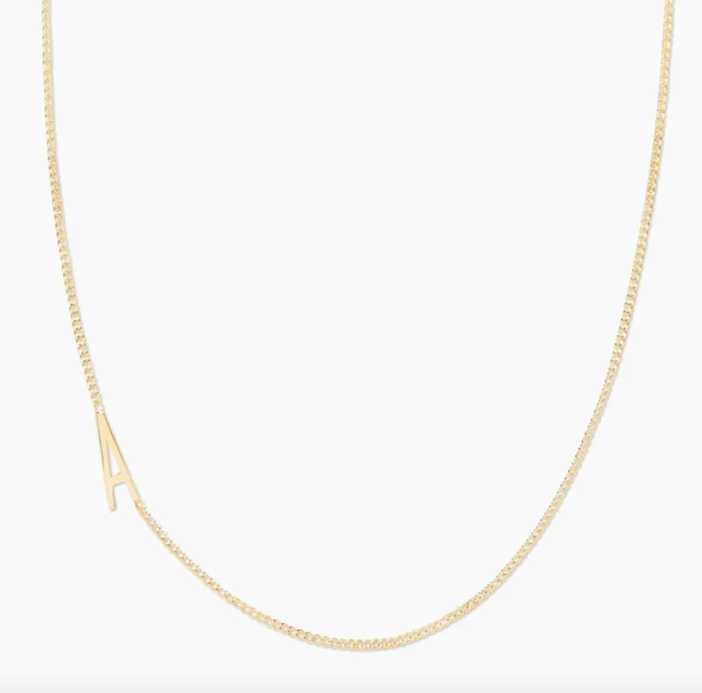 Classic Initial Pendant Necklace