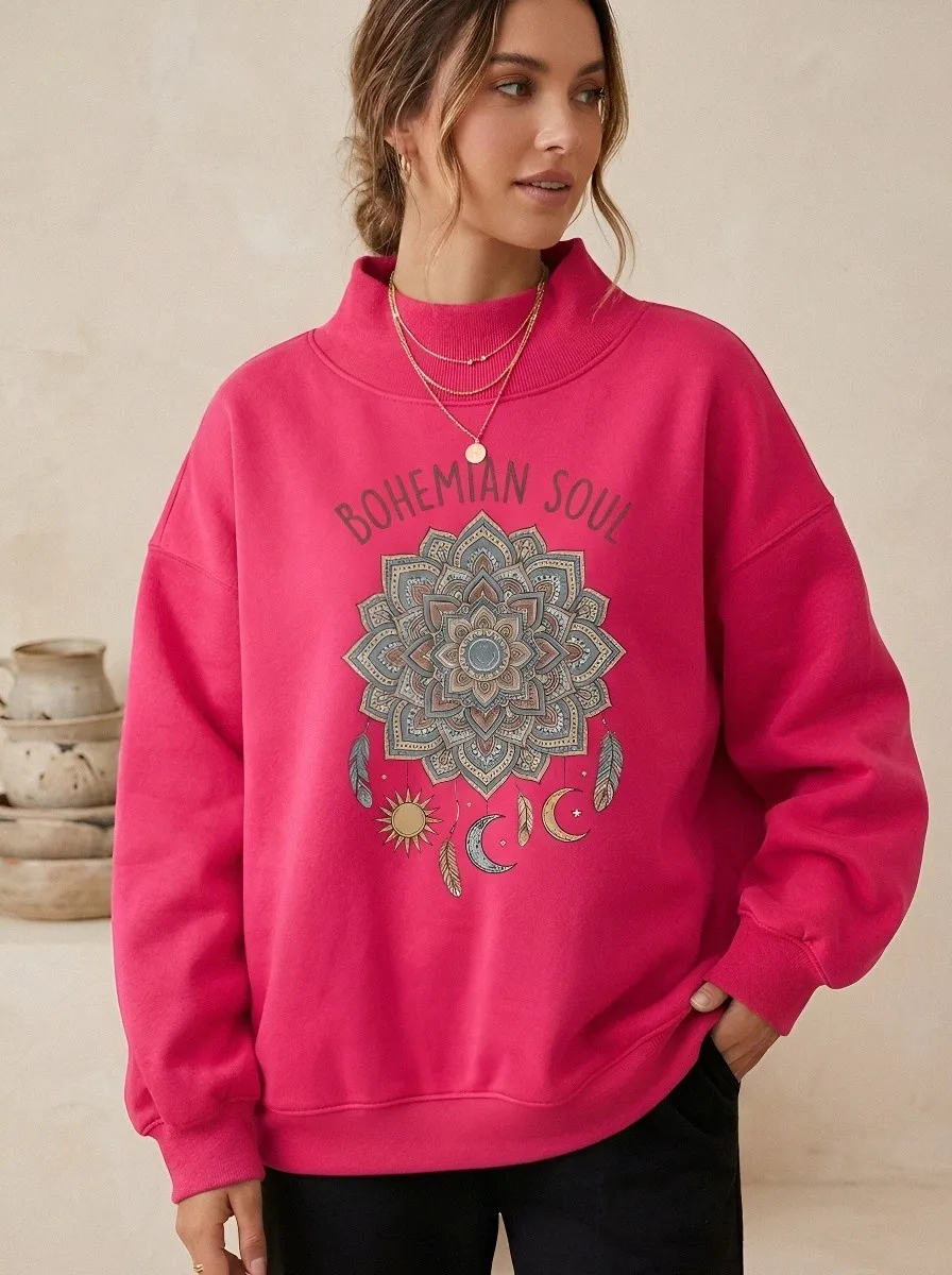 Bohemian Soul Mandala Sweatshirt Classic