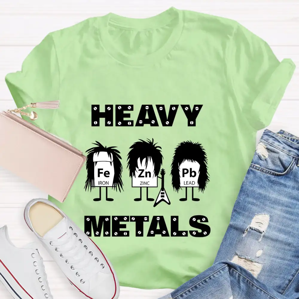 Funny Science Heavy Metals Teacher T-Shirt
