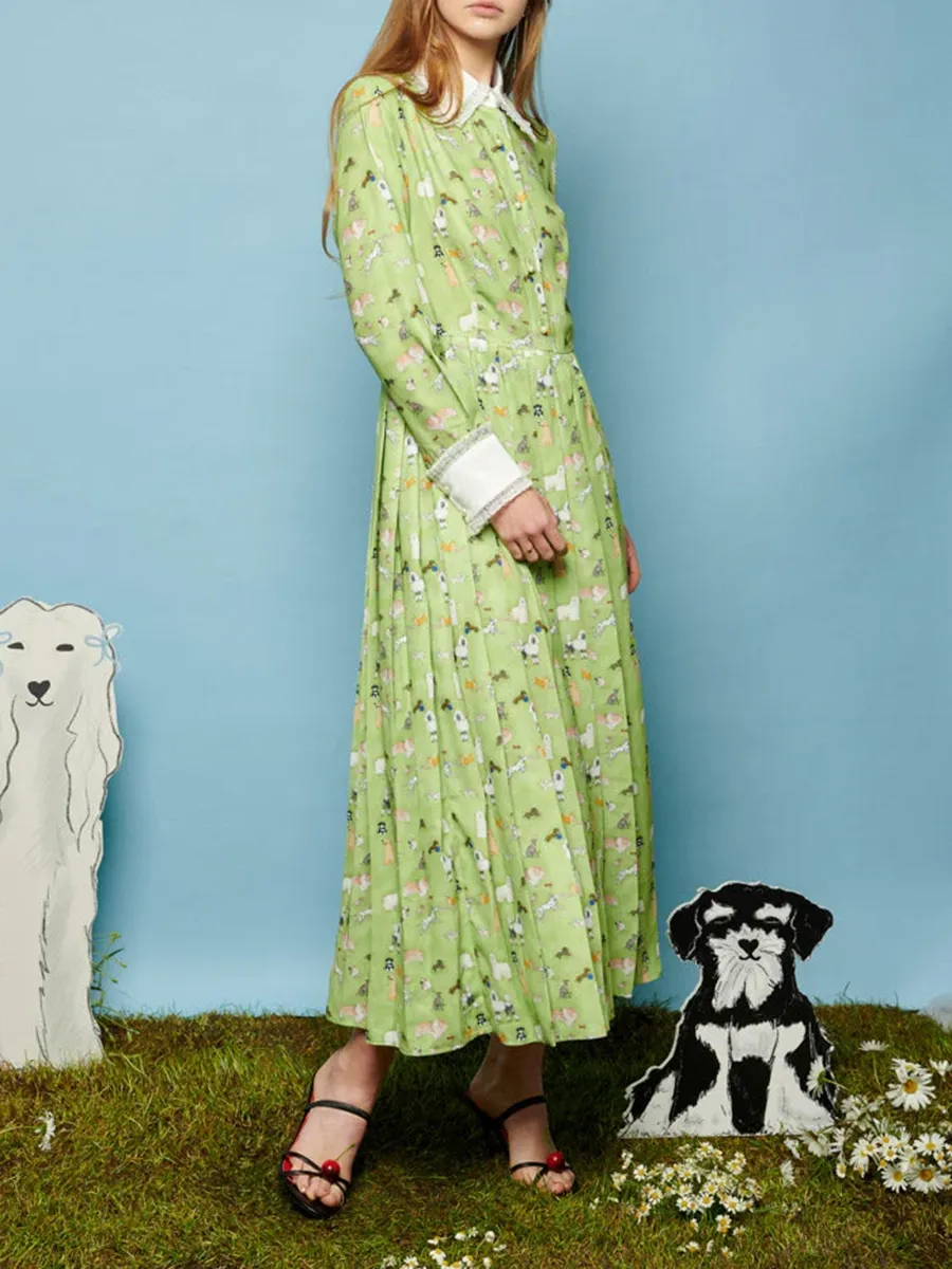 Print Midi Dress
