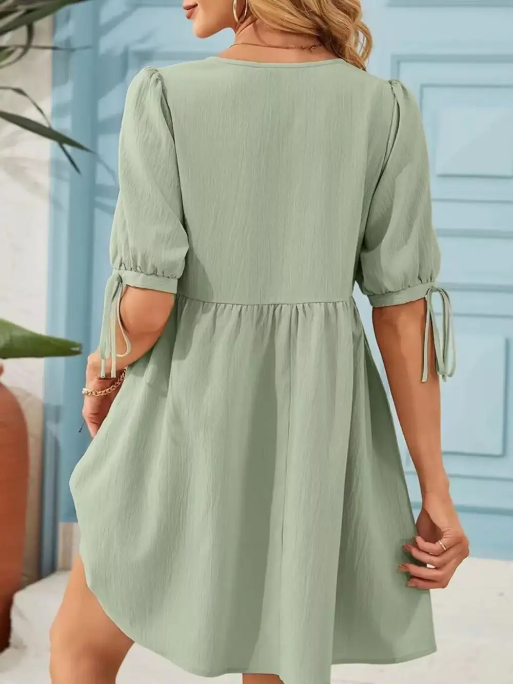 Elegant A Line Mini Dress