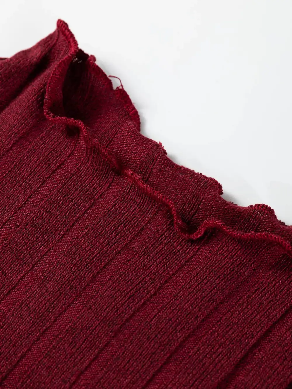 Patchwork Ribbed Knit Mini Dress