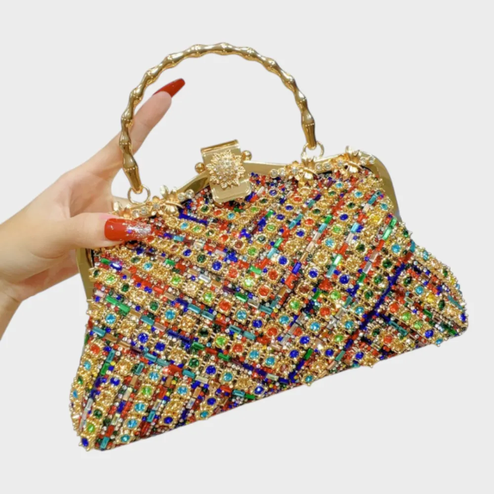 Pebbled Nylon Handbag