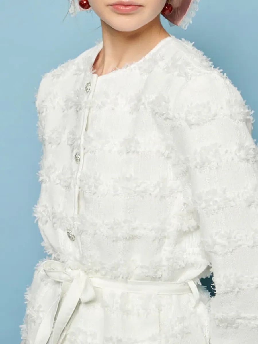 Crew Neck Casual Style Jacket