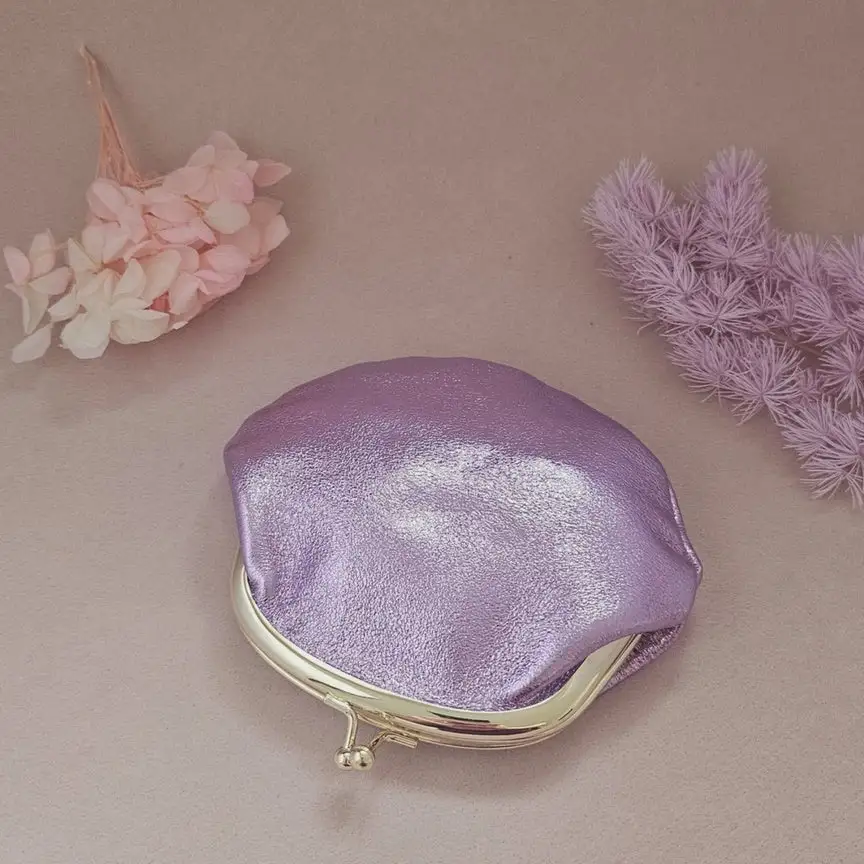 Structured Leather Coin Purse