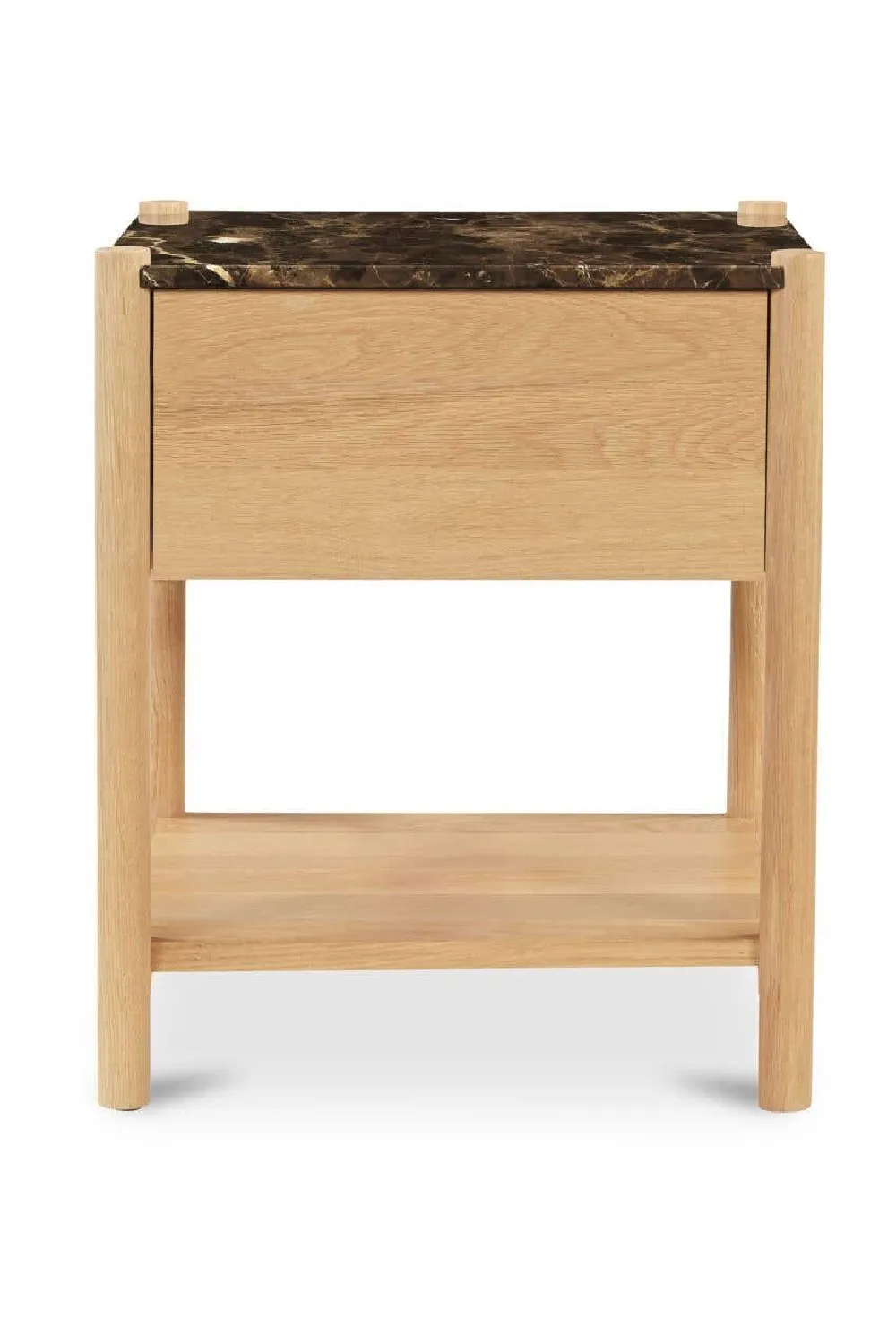 Marble Top Drawer Nightstand