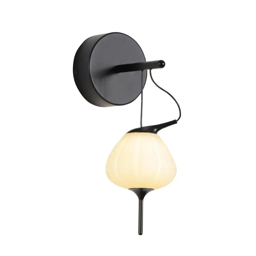 Accent Integrated LED Wall Sconce Light Fixture With Glass Shade