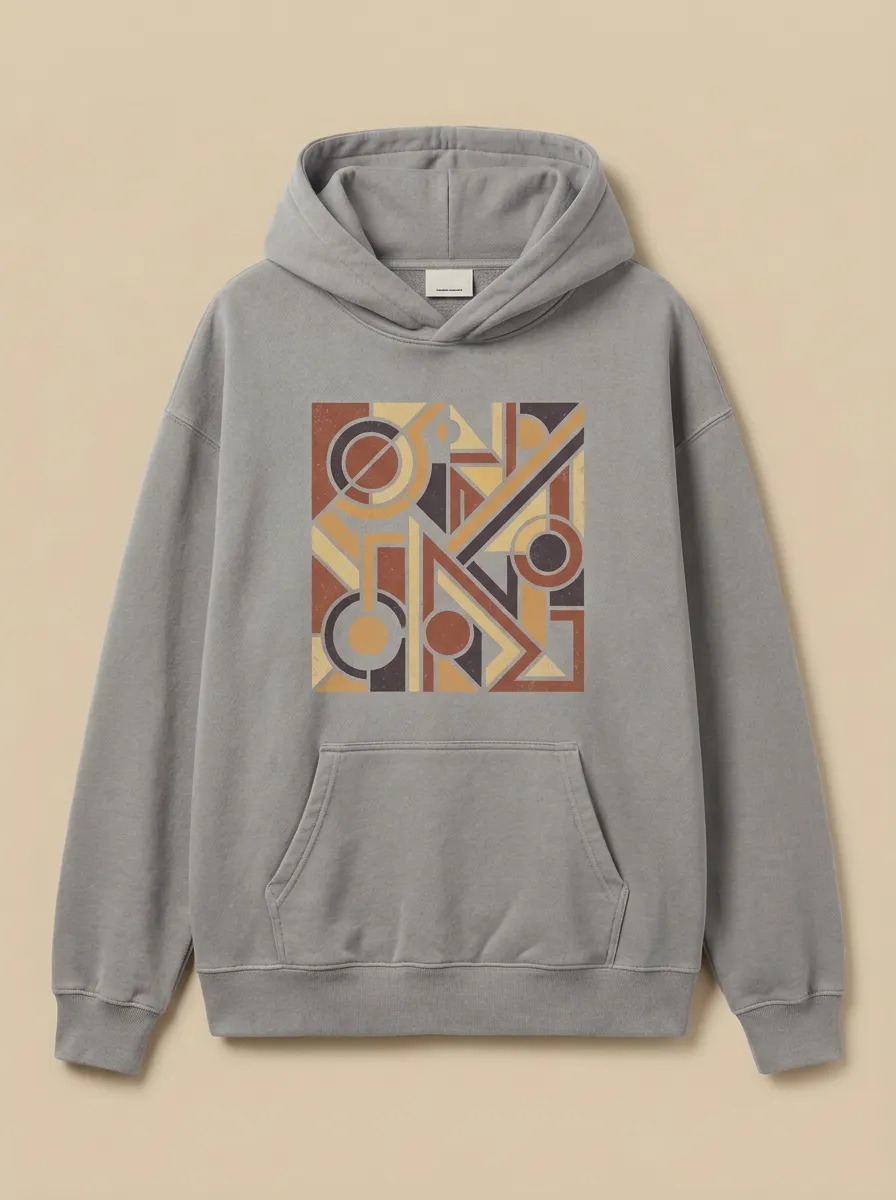 Geometric Abstract Art Hoodie