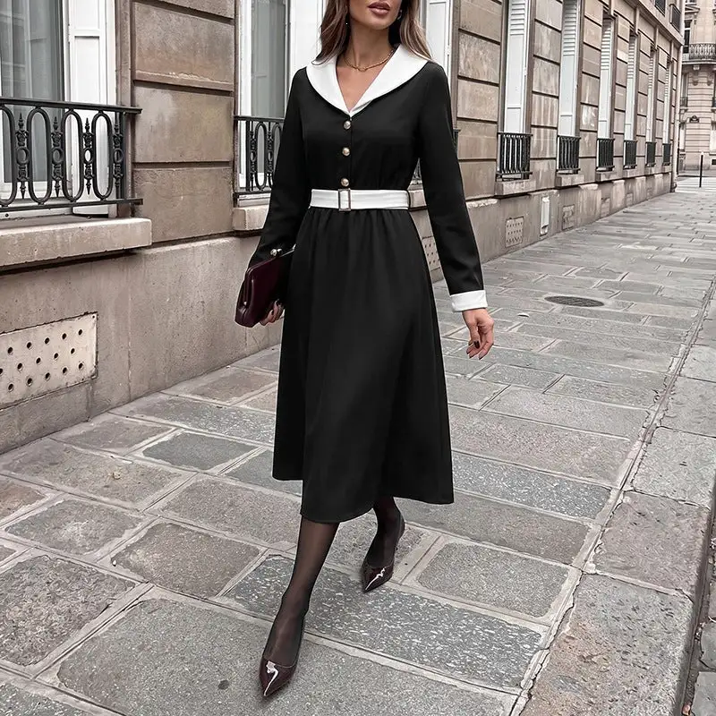 Women's Wrap Belted Dress
