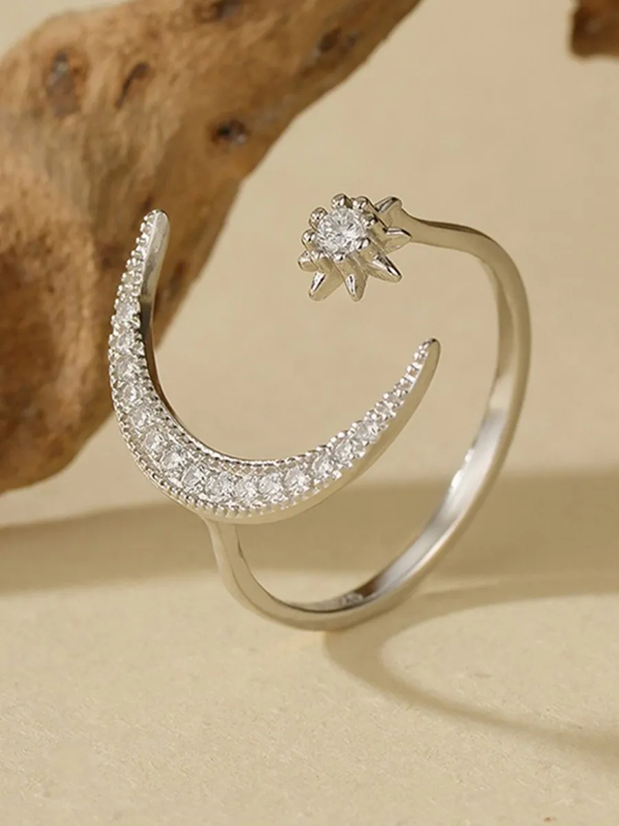 Arabella Star And Moon Ring