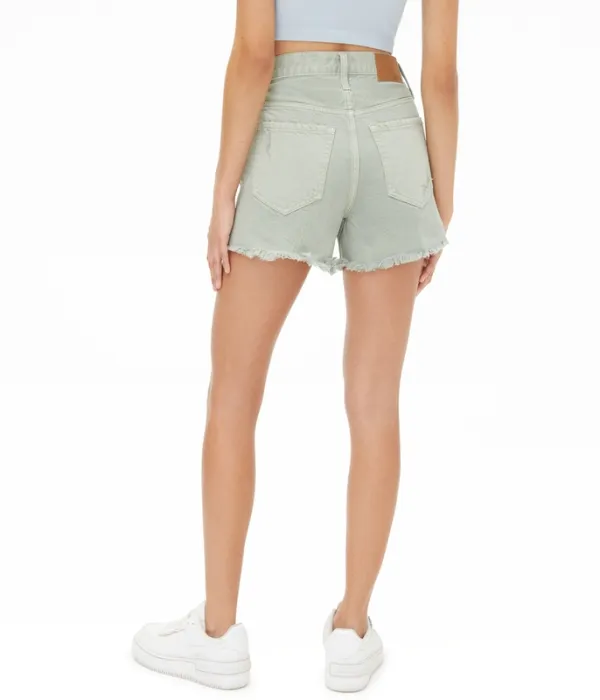 Green Everyday Casual Shorts