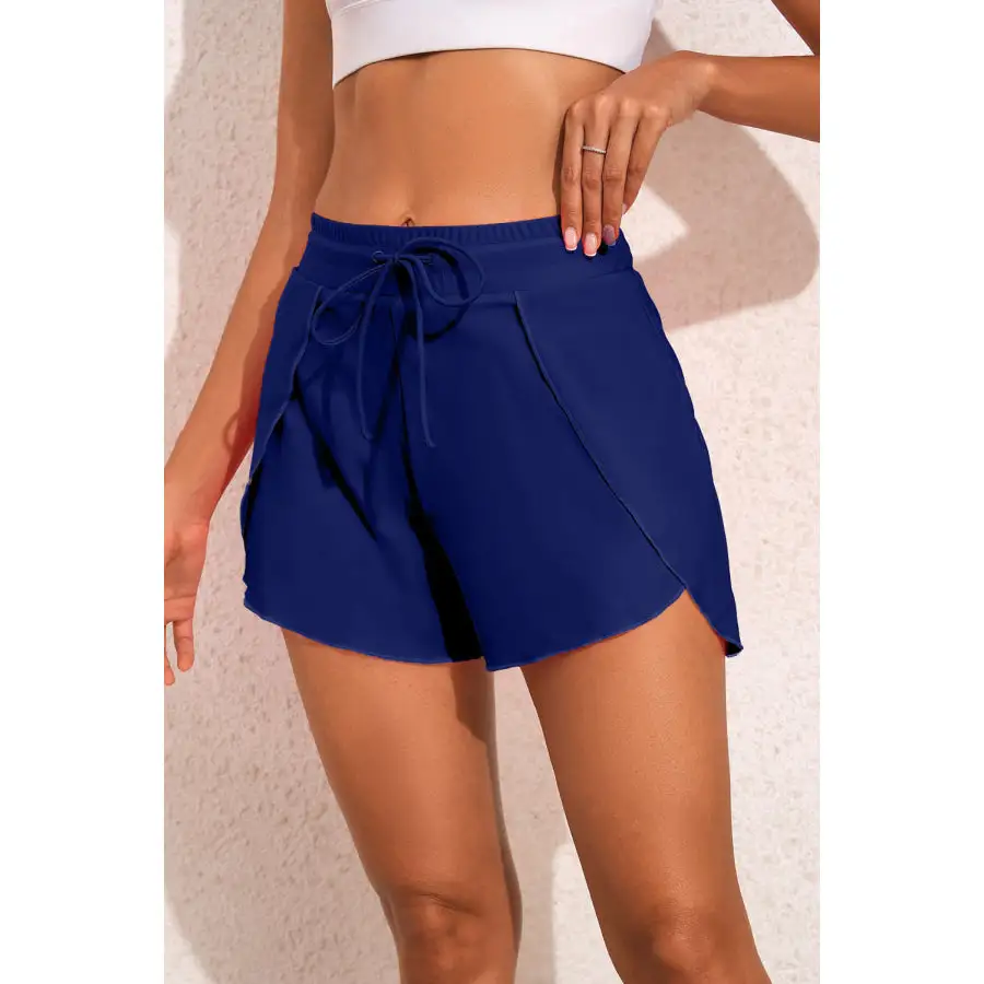 Women's Drawstring Shorts Swim Bottom