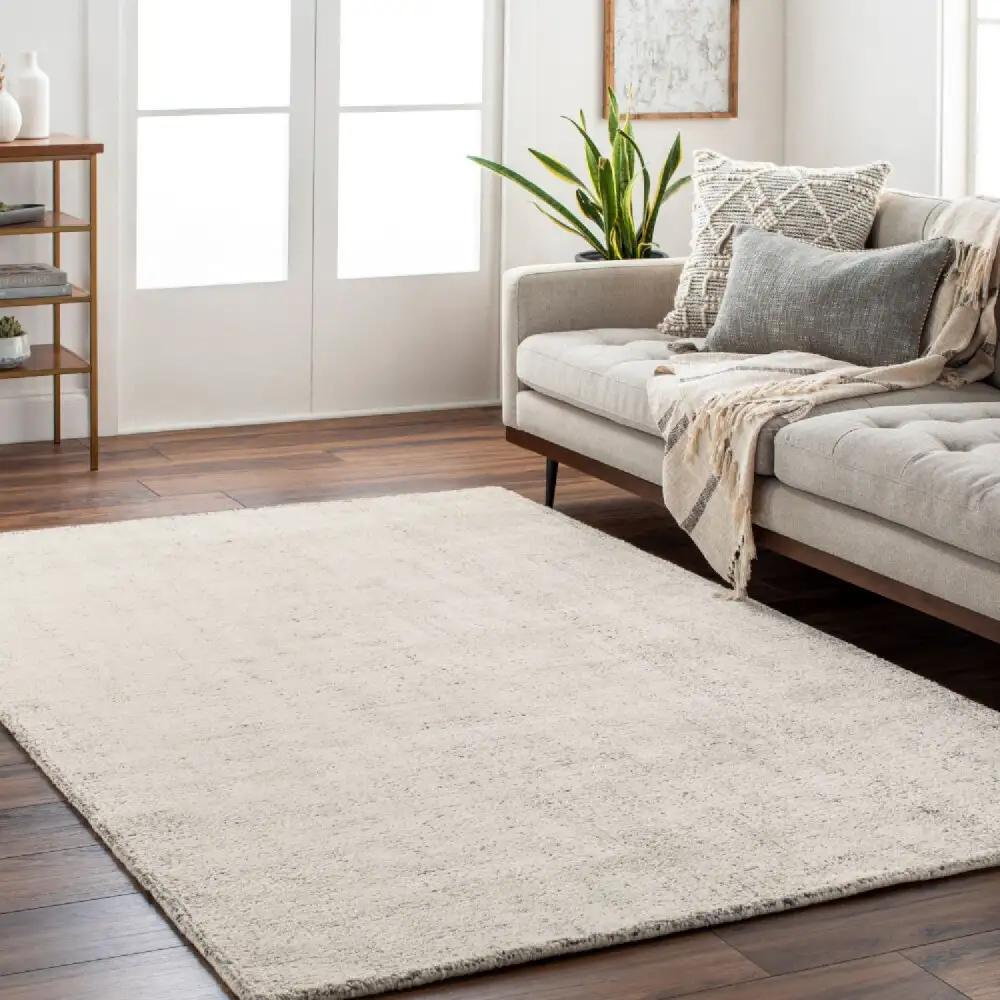 Hand-Loomed Wool Blend Carpet