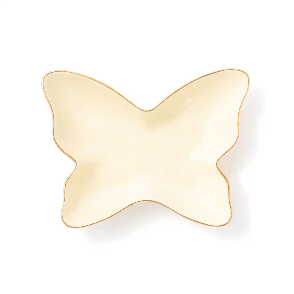 Petal Frill Butterfly Plate for Everyday Dining