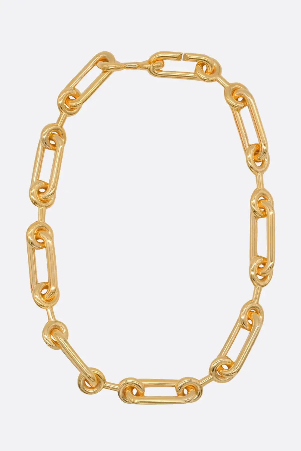 Gold Tone Silver Tone Chain Necklace