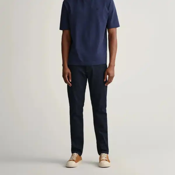Versatile Slim-Fit Denim Jeans