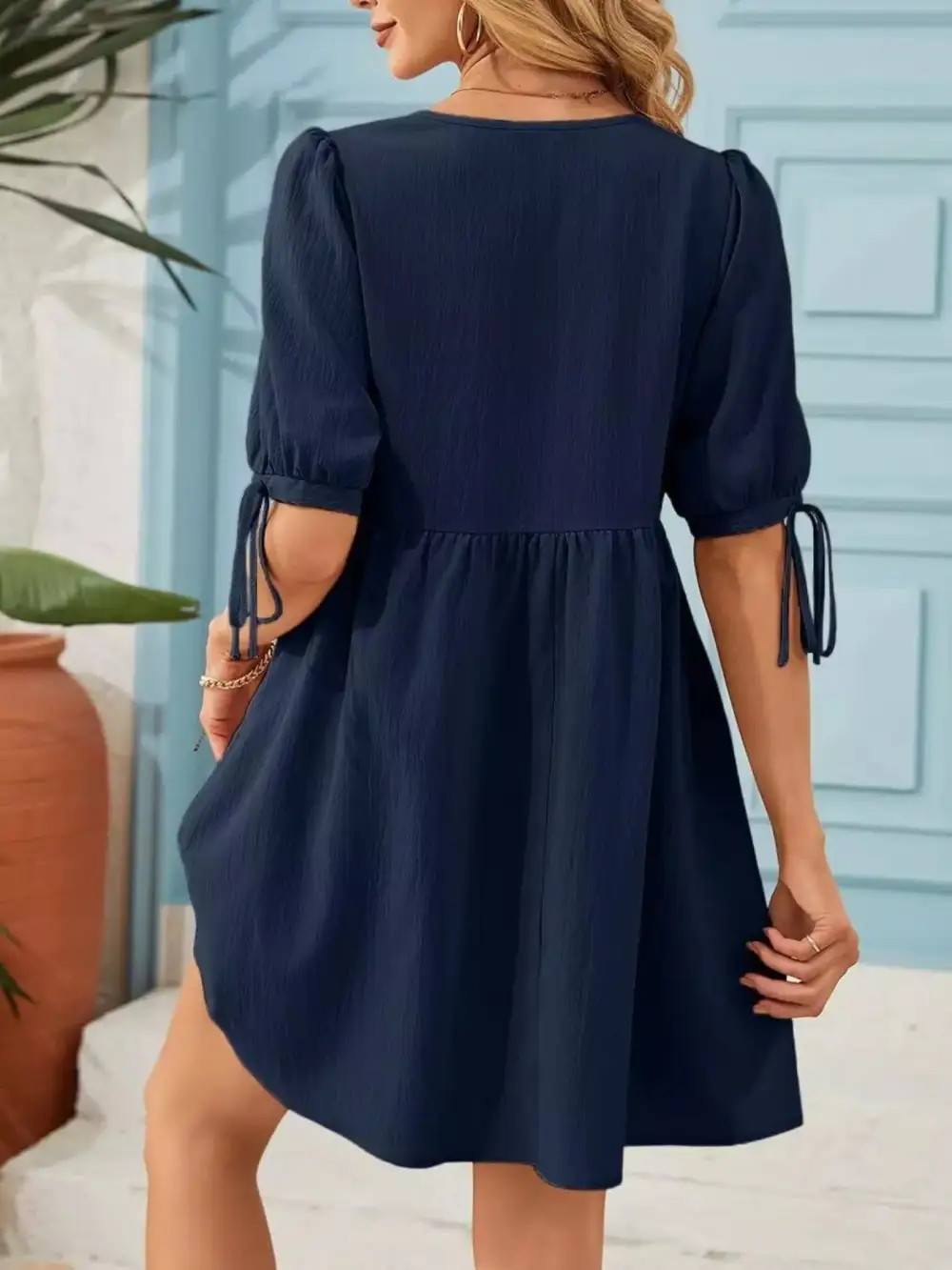 Elegant A Line Mini Dress