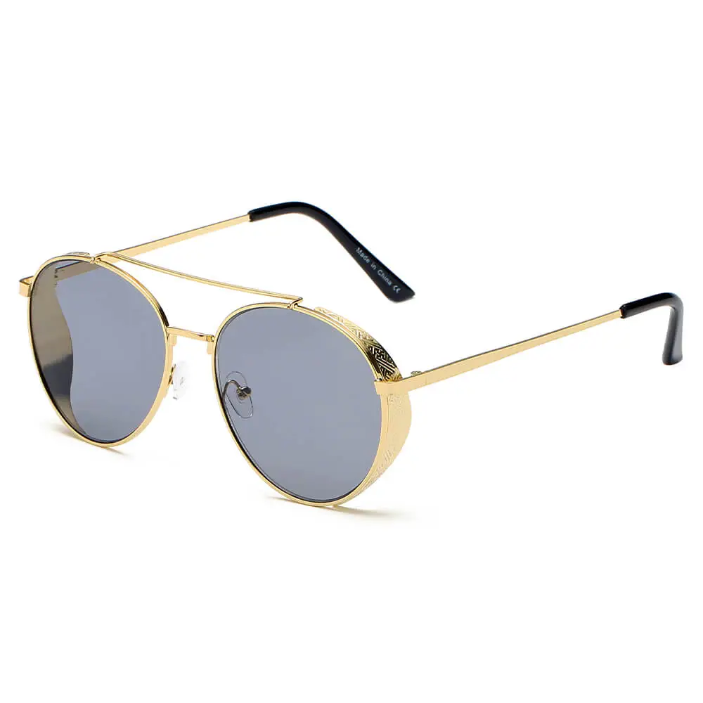 Woven Brow Bar Frame Sunglasses