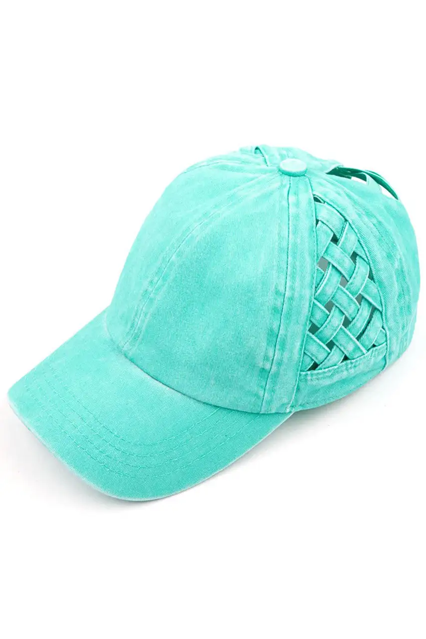 Weavon Basket Criss-cross Ponycap
