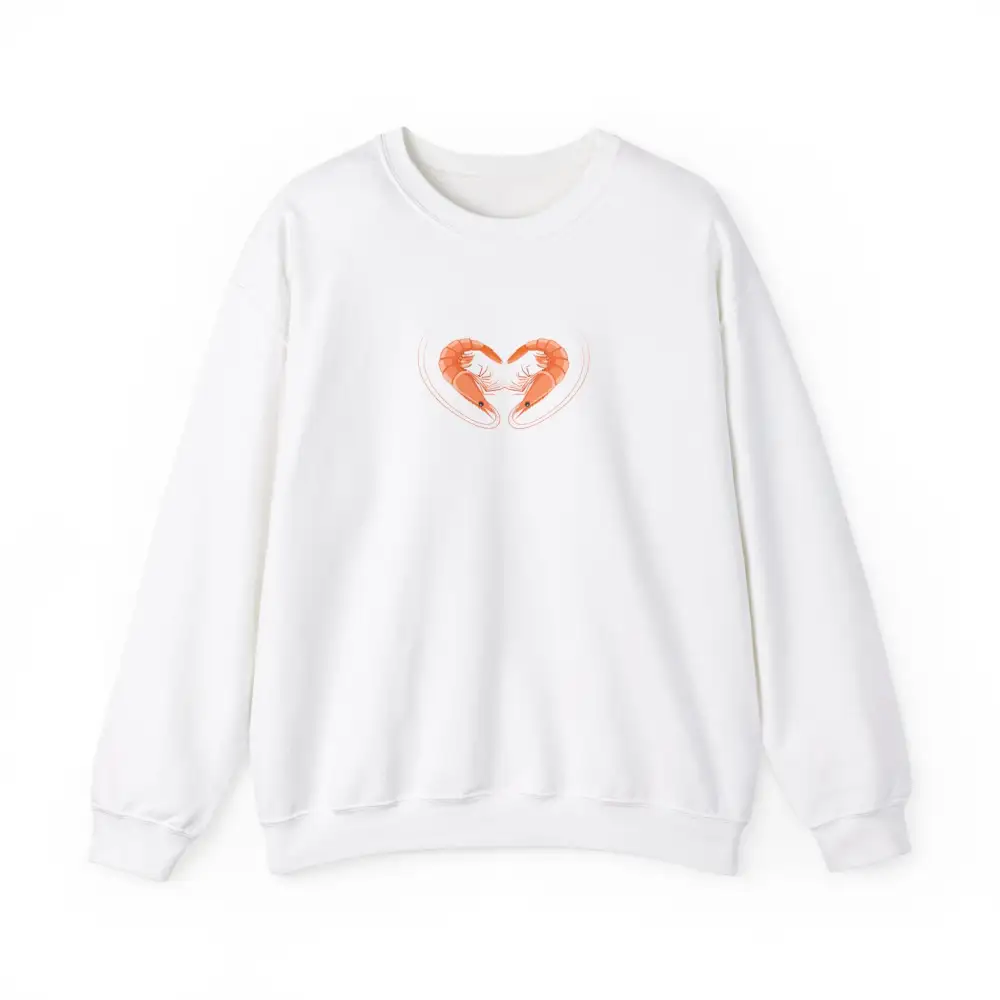 Shrimp Heart Graphic Crewneck Sweatshirt