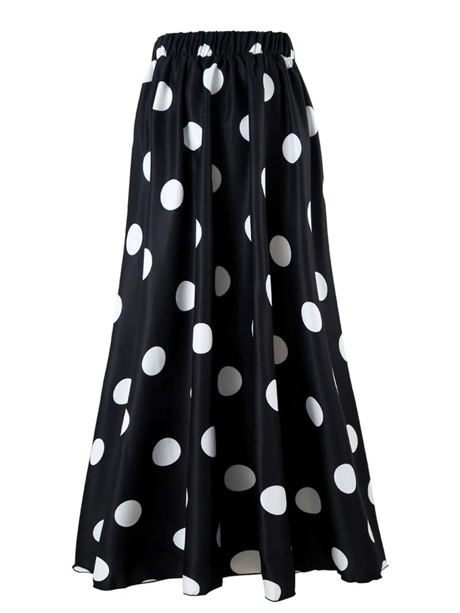 Jade Polka Dot Swimsuit Set