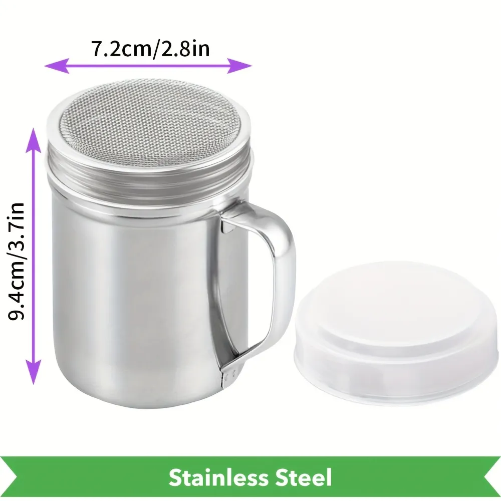 Multi-Use Stainless Steel Powder Dispenser