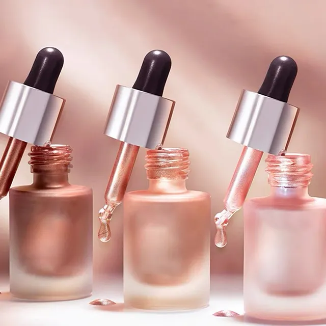 New Product  Duo-chrome Body Highlighter Liquid Drops Glitter Face Body Sparkle Highlighter