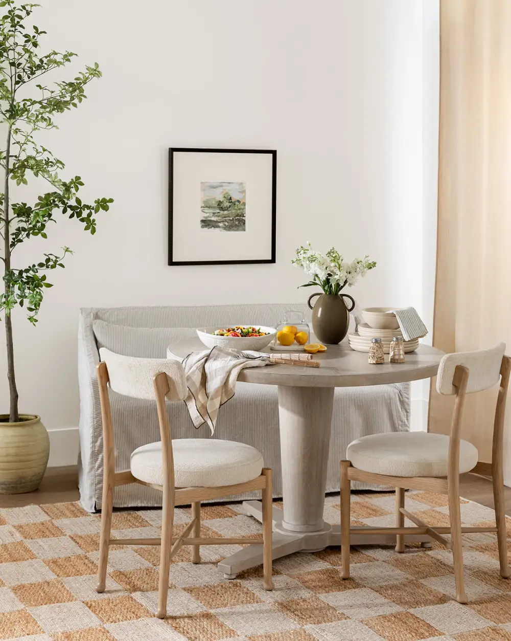 Rustic Oak Dining Table