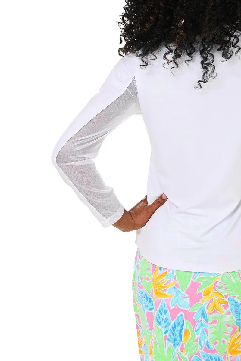 Mesh Crew Neck Shirt