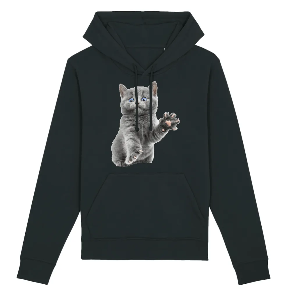 Kitten Graphic Pullover Hoodie