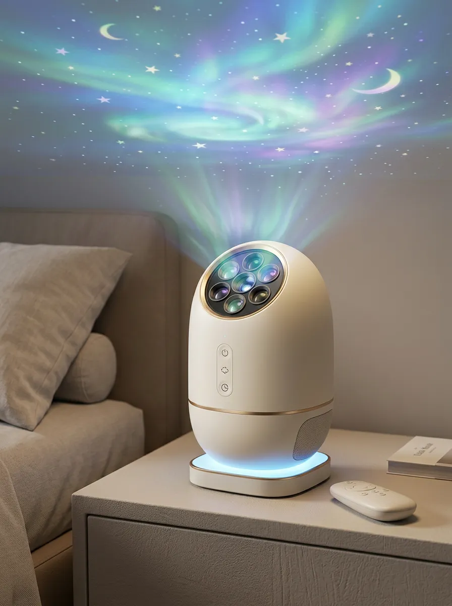 Aurora Galaxy Starry Sky Projector Night Light for Family Rooms
