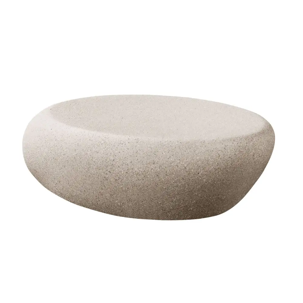 Elliptical Rock Coffee Table