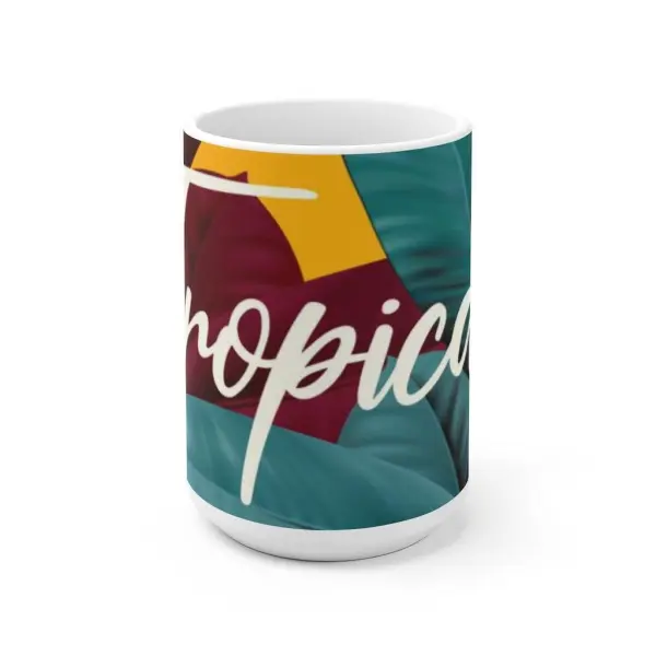Porcelain Tropical Drinkware Set