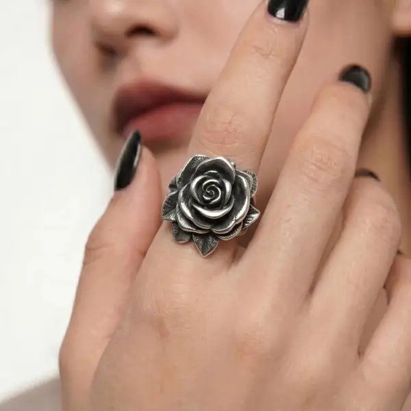 Men's Solid Rose Ring