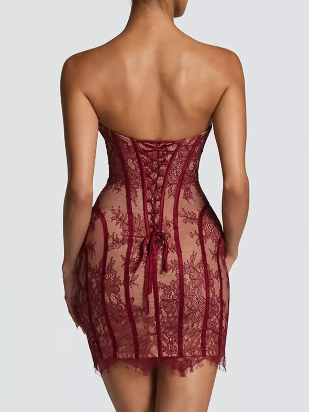 Classic Lace Mini Dress