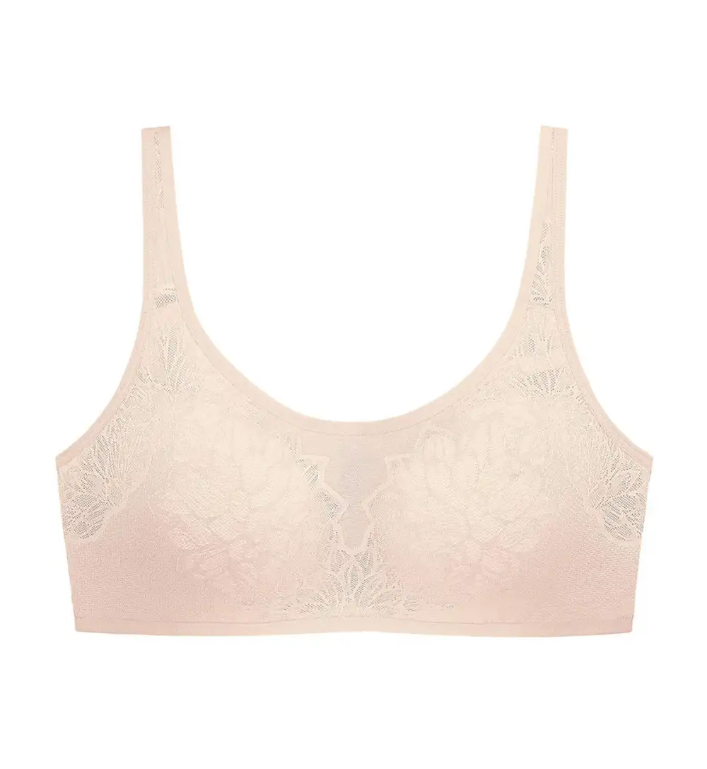 Women's Lightweight-Feel Non-Wired Padded Lace Bra