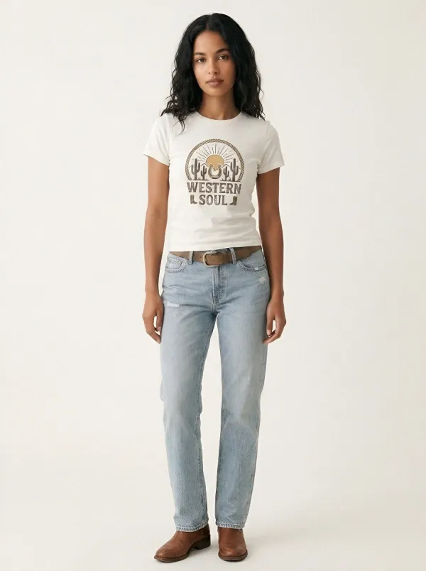 Cactus Western Rodeo Soul T-Shirt