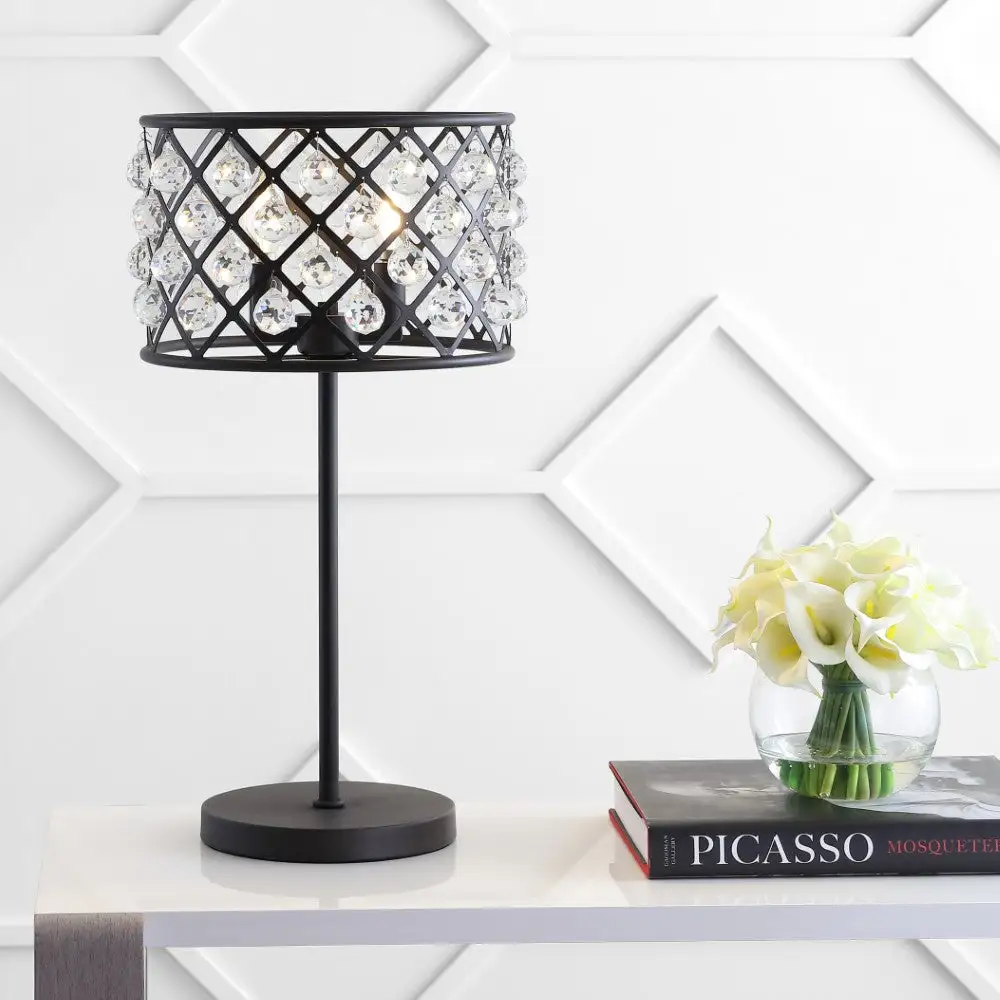 Metal Crystal LED Table Lamp