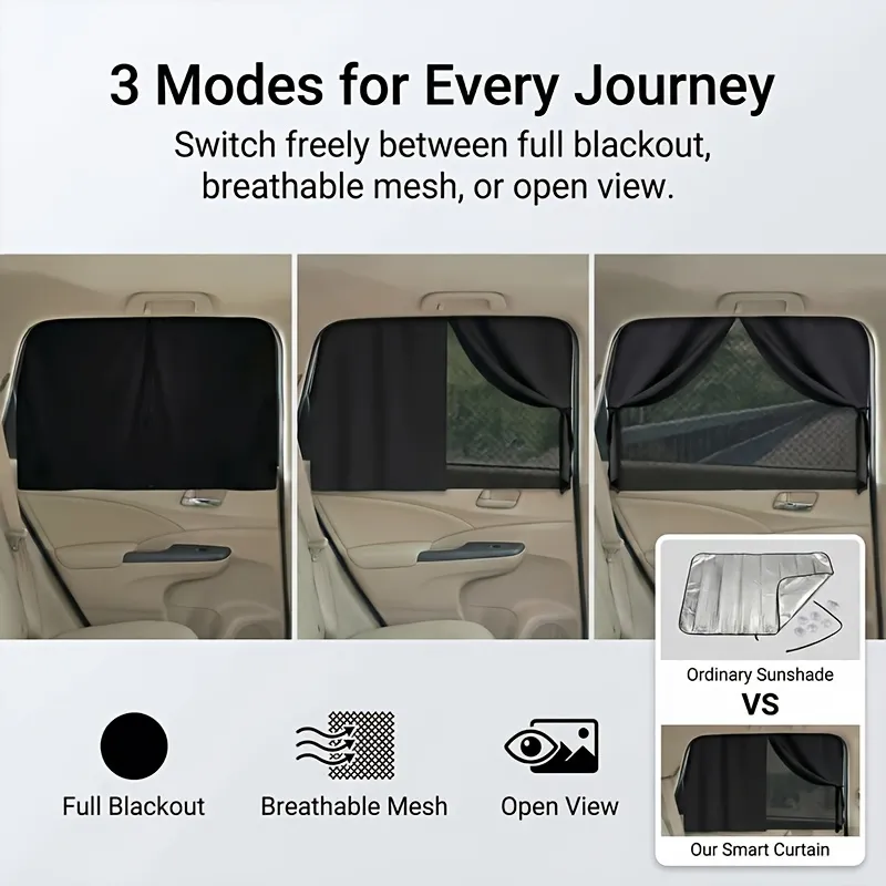 Privacy Car Side Window Curtains