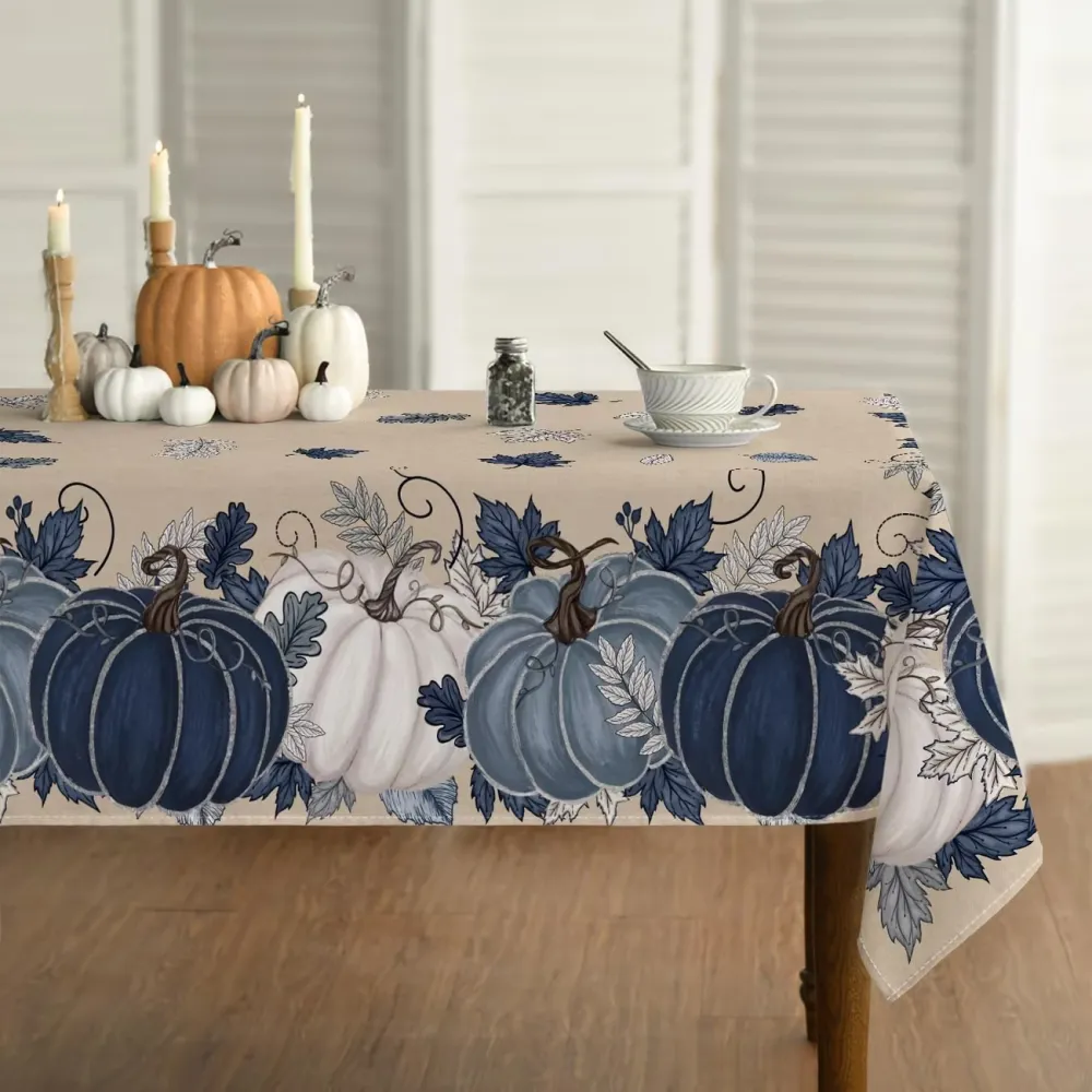 Pumpkin Printed Table Cover