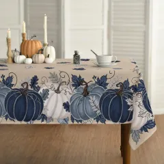 Pumpkin Printed Table Cover
