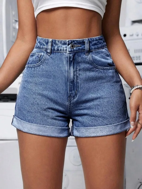 Soft Blue Everyday Casual Jeans