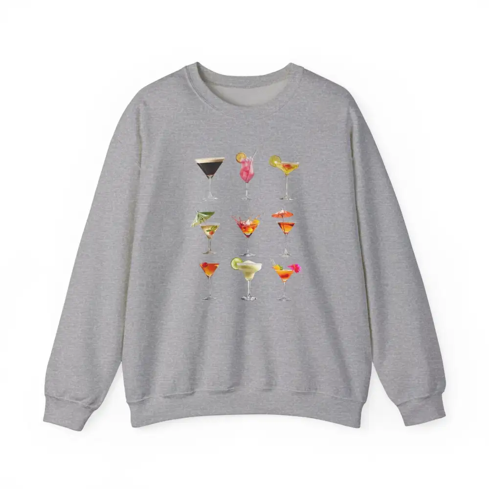Cocktail Lineup Graphic Sweatshirt