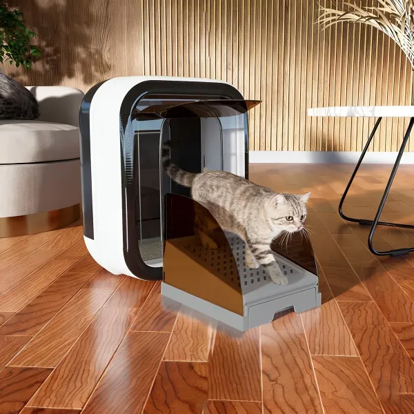 Litter-Trapping Cat Litter Box