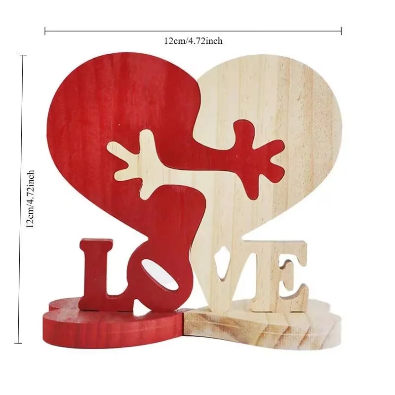 Heart Hug Wooden Decor