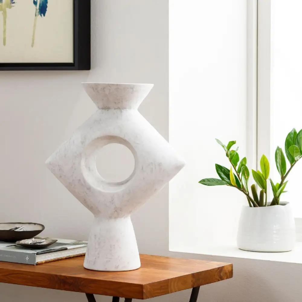 Geometric Ceramic Vase
