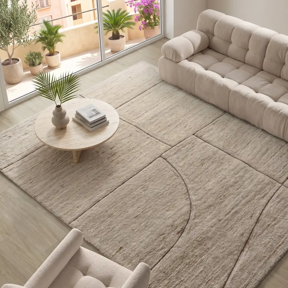 Cutout Wool Rug