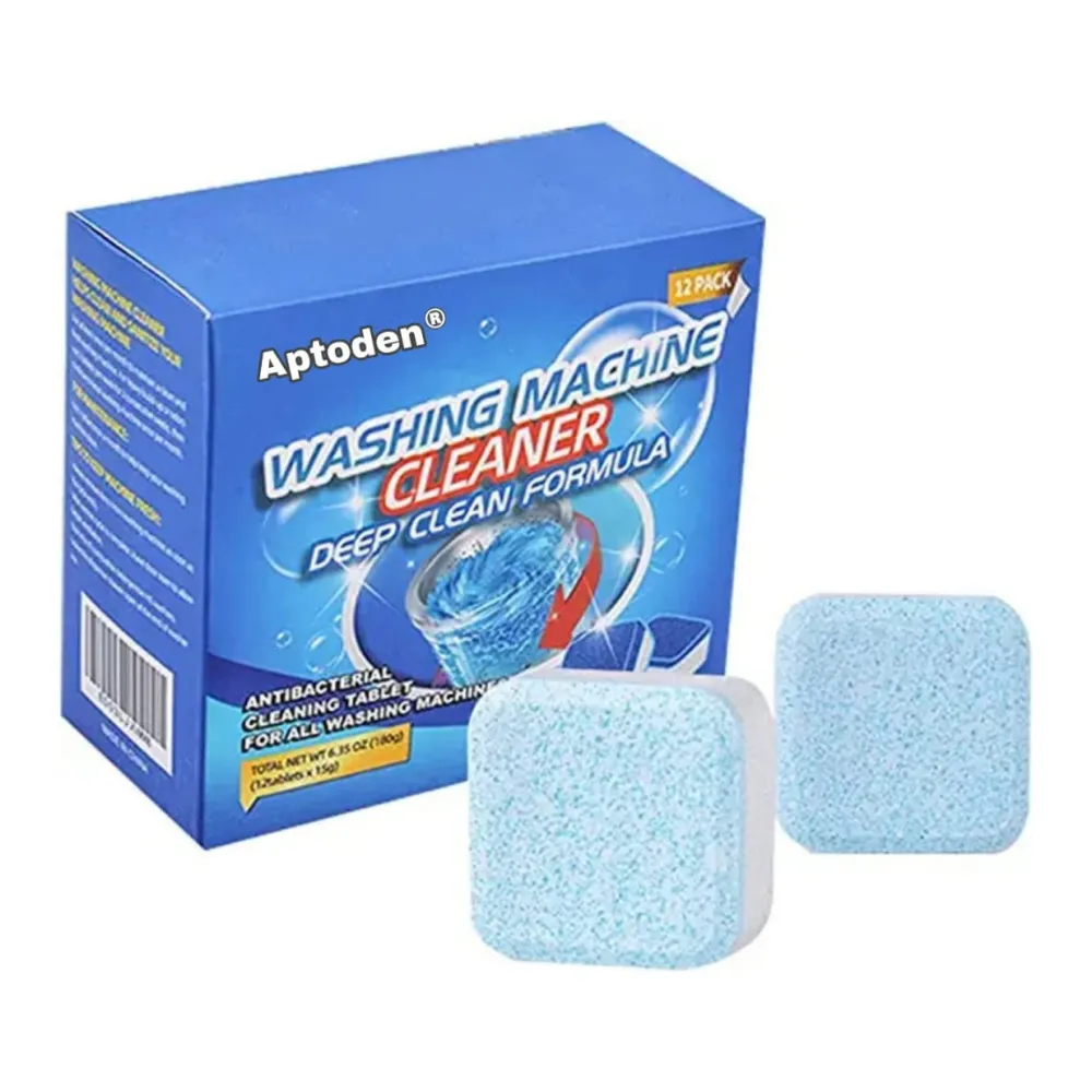 (Pack of 12) Washing Machine Deep Cleaner Tablets